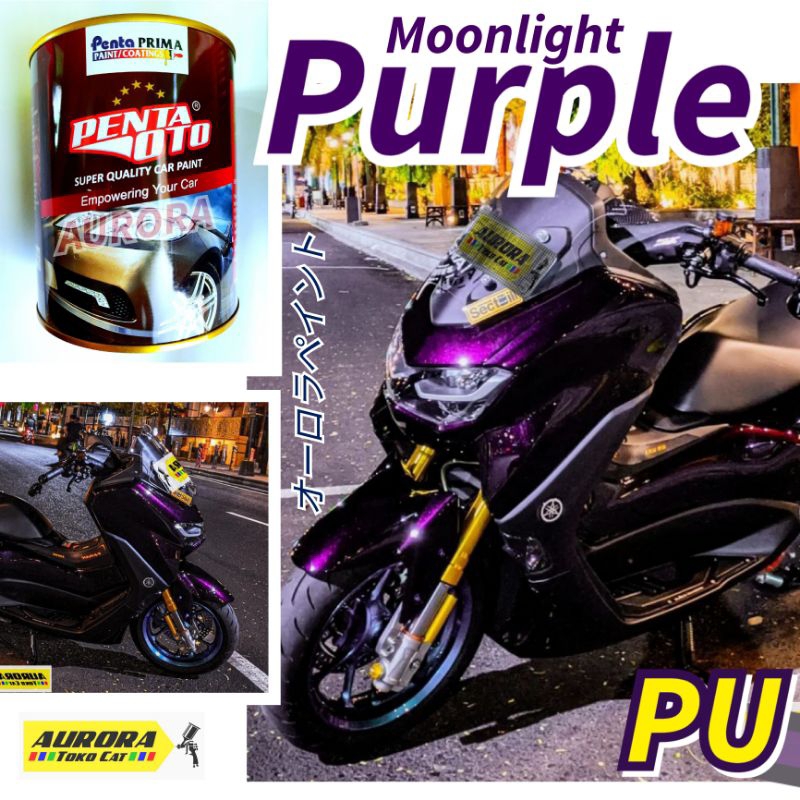 Cat Moonlight Purple PU Moon Light Ungu Penta Oto