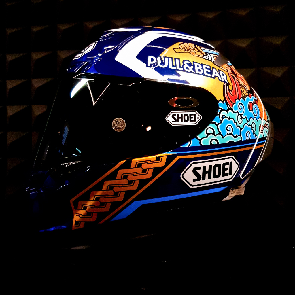 Helm ORIGINAL Shoei X Spirit 3 Marquez Motegi 3 [Super langka] [Like New]