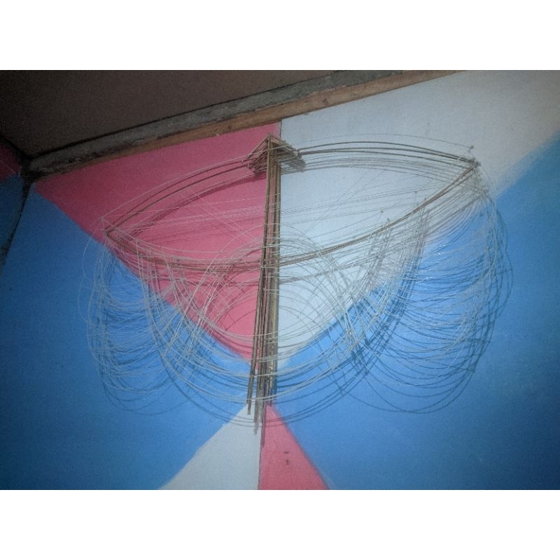 ram raman full fiber/arku gapangan ramraman fiber ukuran 1meter,layang layang