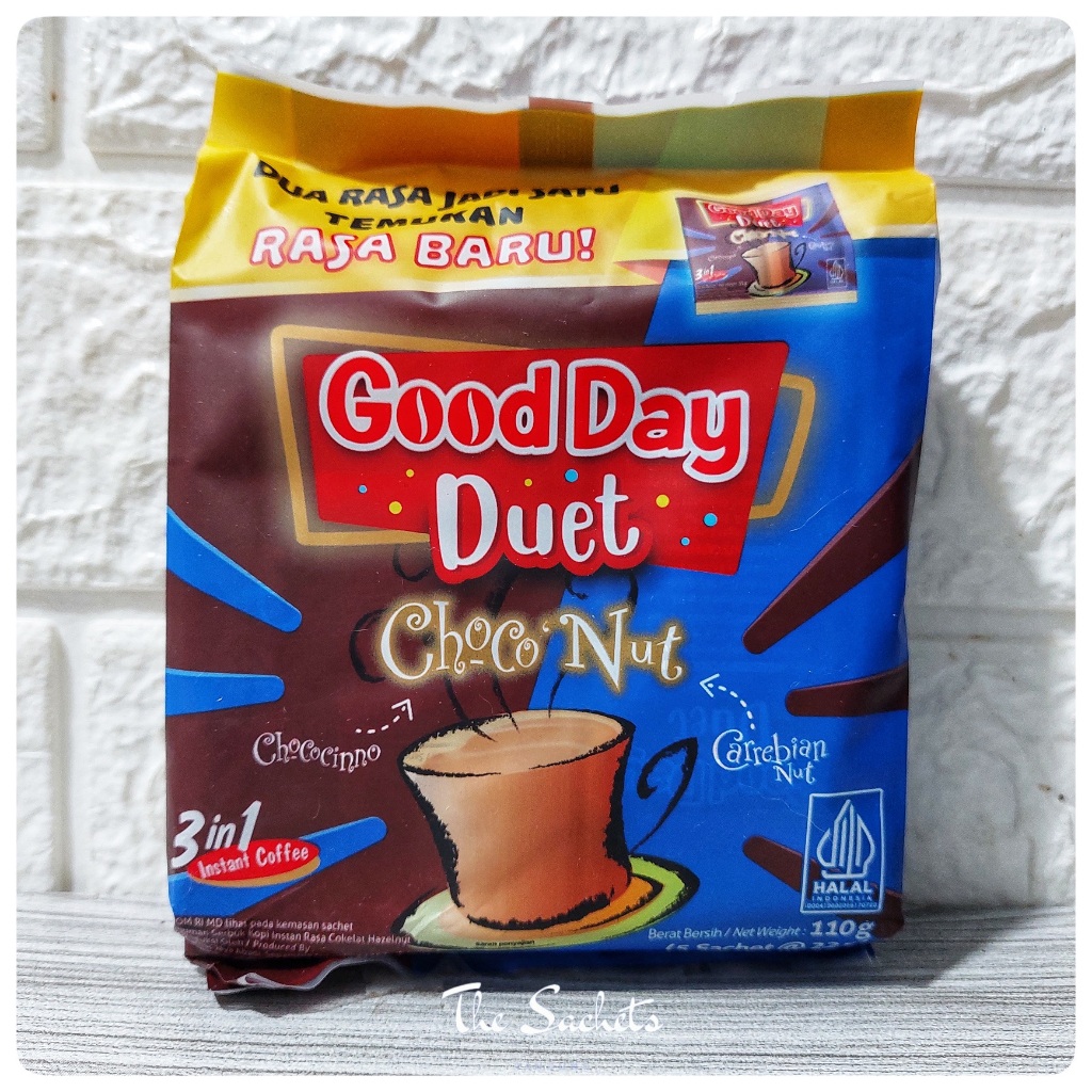 

Good Day Duet Moca Choco Choconut Moca Caramel Sachet