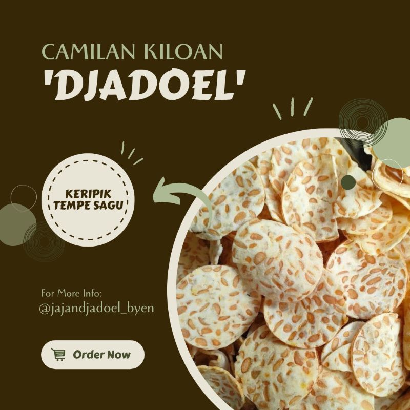 

KEEIPIK TEMPE SAGU 250 gram | Camilan murah enal gurih renyah