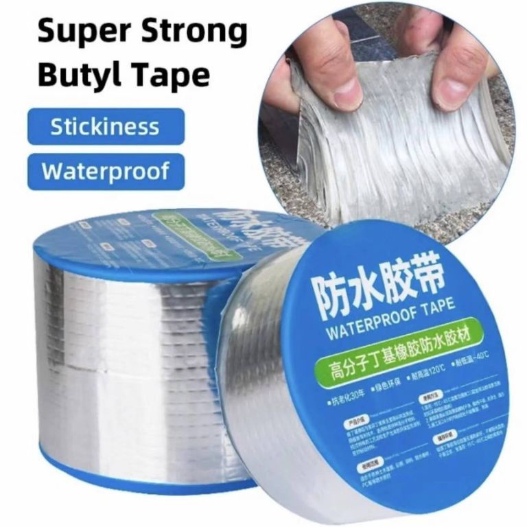 

[♘T63>] Waterproof Tape/Lakban Anti Bocor/Lem Anti Air Aluminium Foil Butyl Super Terlarizzz