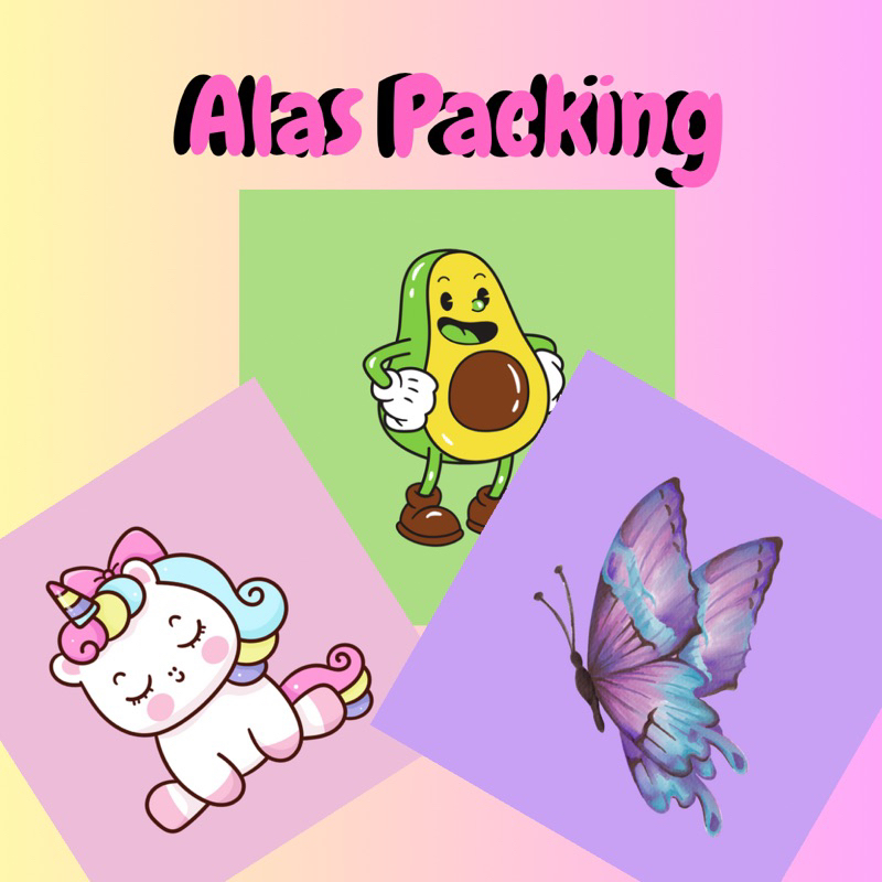(PER PCS) KERTAS ALAS PACKING PACKAGING CUSTOM