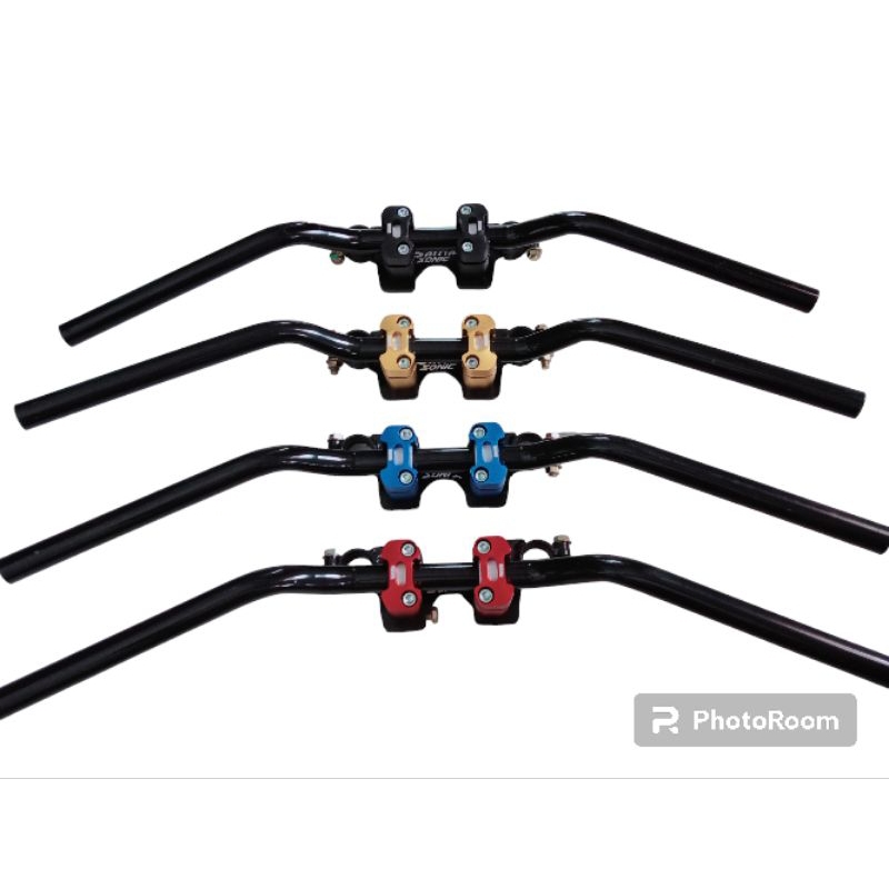 STANG RZR SATRIA Fu & SONIC plus DUDUKAN RISER CNC/ STANG RZR SONIC