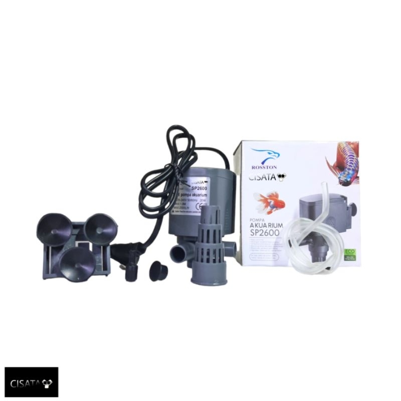 POWER HEAD ROSSTON SP 2600 MESIN POMPA ROSSTON SP 2600 FILTER AKUARIUM