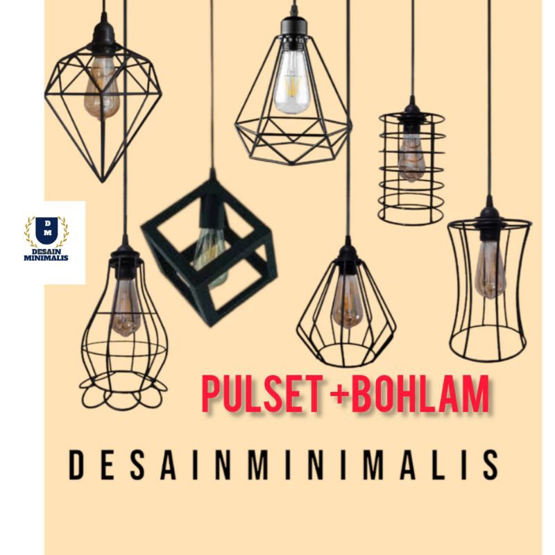 lampu hias gantung  minimalis diamond/ kap lampu gantung diamond/ kap lampu hias ruang tamu