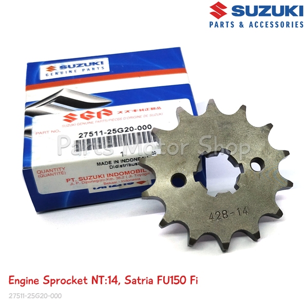 Gear Depan 14-428 Original Suzuki Satria FU150, GSX-R150, GSX-S150, Bandit 150