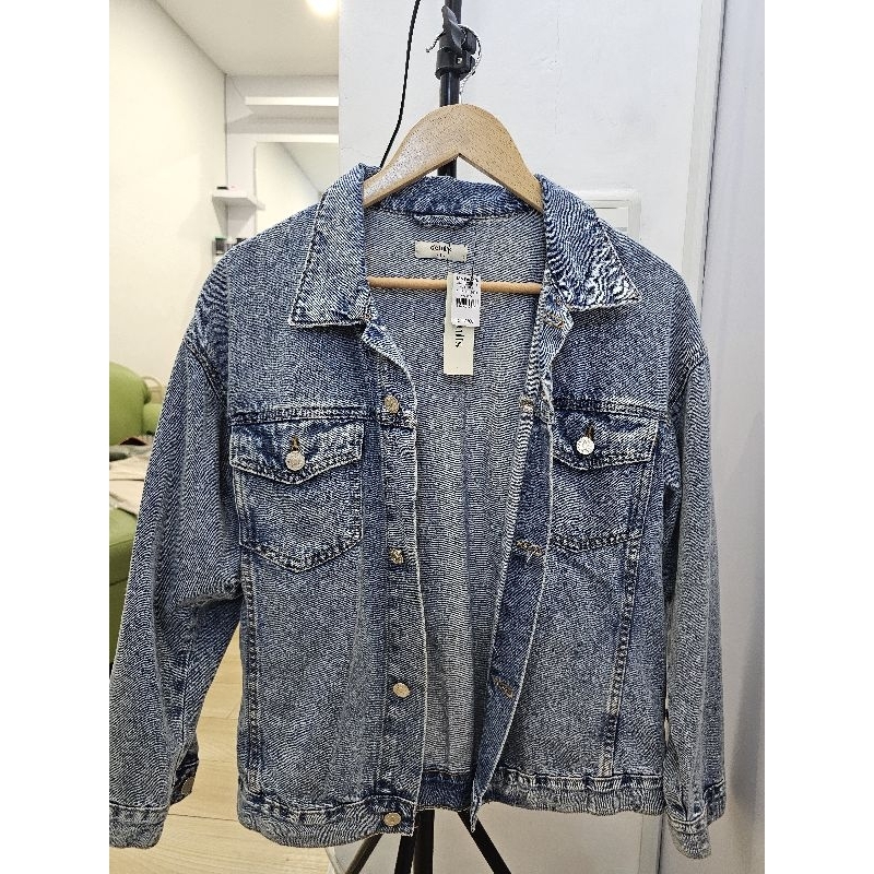 jaket jeans oversize details