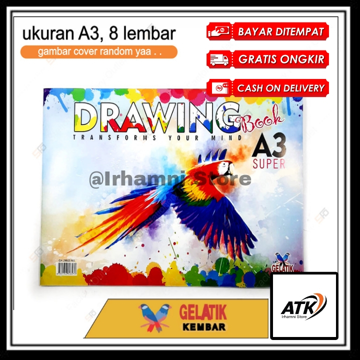 

Buku Gambar A3 GLATIK kembar per 1 Pcs -