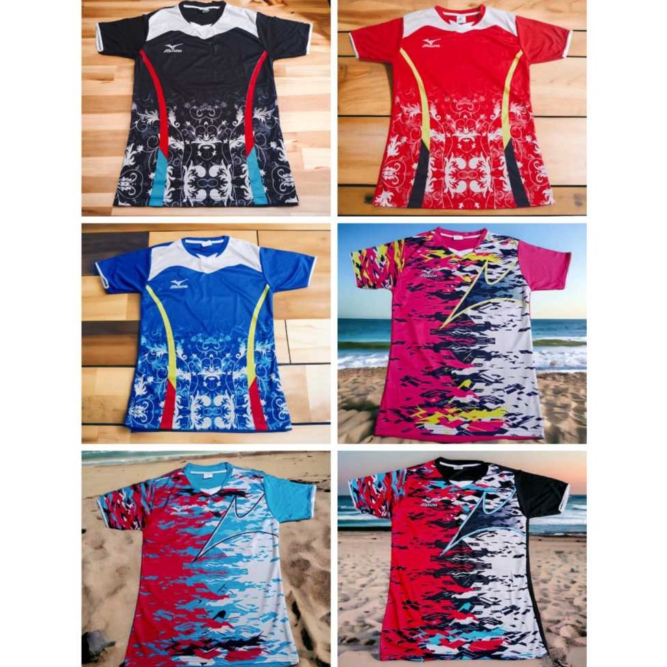 LANGSUNG ATC BAJU VOLLY CEWEK ATASAN WANITA PRINTING MIZUNO