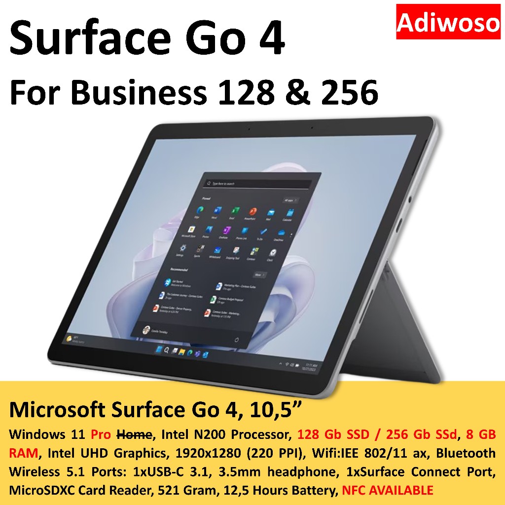 Microsoft Surface Go 4 for Business