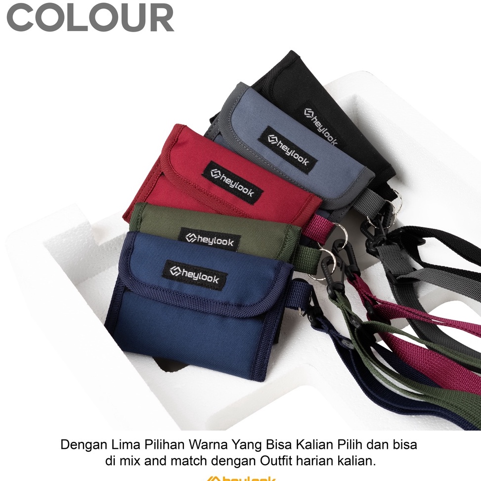 Booming.. HEYLOOK Official - Sling Pouch YUJI Pouch Wallet Dompet Koin Dompet Coin Kartu HEYLOOK