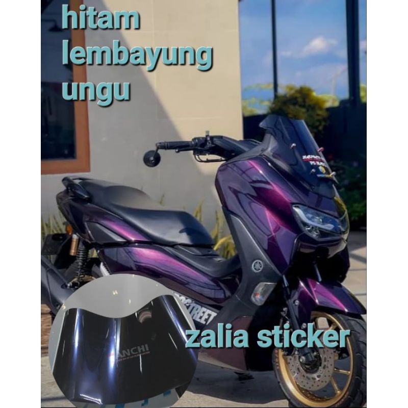 SKOTLET STIKER MOTOR LEMBAYUNG HITAM SCOTLITE BLACK UNGU MAGIC CANDY SCOTLAIT HITAM VOLCANO SKOTLET 