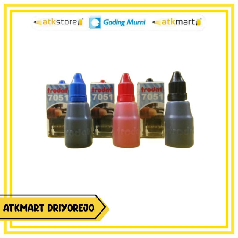 

TINTA STEMPEL FLASH 25ML TIPE 7051 TRODAT WATERPROOF UNTUK KERTAS