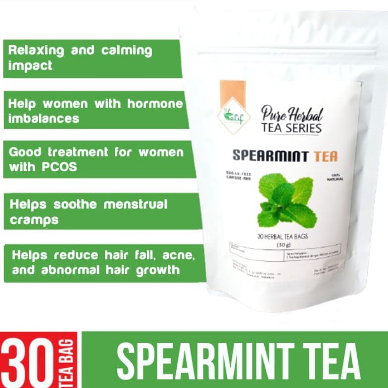 

[©M83&] ELIF TEA Spearmint Tea : Spearmint Leaf Tea Untuk Jerawat Teh Daun Spearmint (30 Tea Bag) [184]