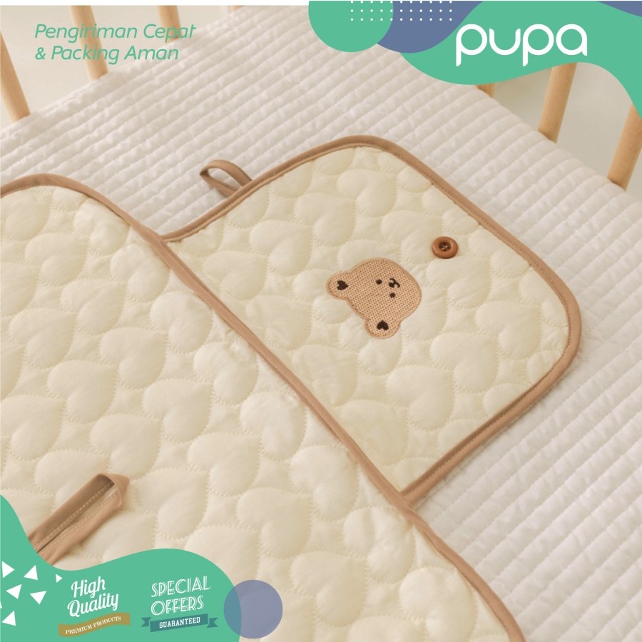 Portable Baby Diaper Changing Pad Foldable - Perlak Alas Popok Bayi Alas Popok Baby Foldable / Perlak Bayi Portable - Praktis dan Mudah Dibawa ke Mana Saja!