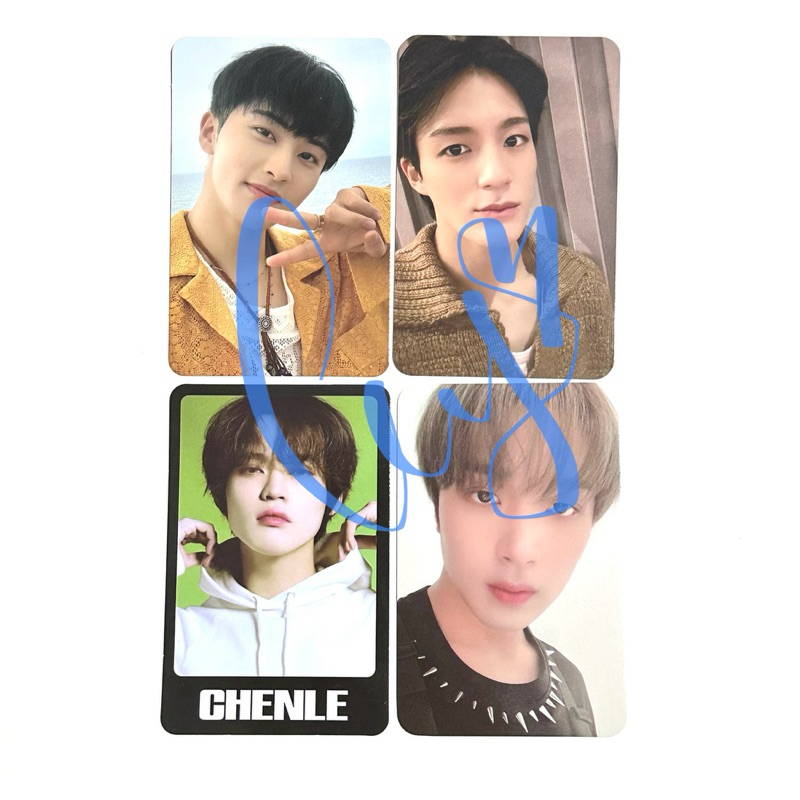pc photcard mark blue to orange bto jeno bfe japan chenle haechan nct dream nct 127