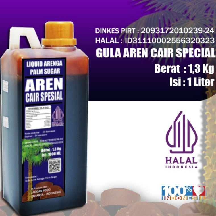 

B3stseller GULA AREN CAIR SPECIAL MIX PREMIUM QUALITY UNTUK KOPI TEH SUSU BROWN SUGAR GULA MERAH [302]