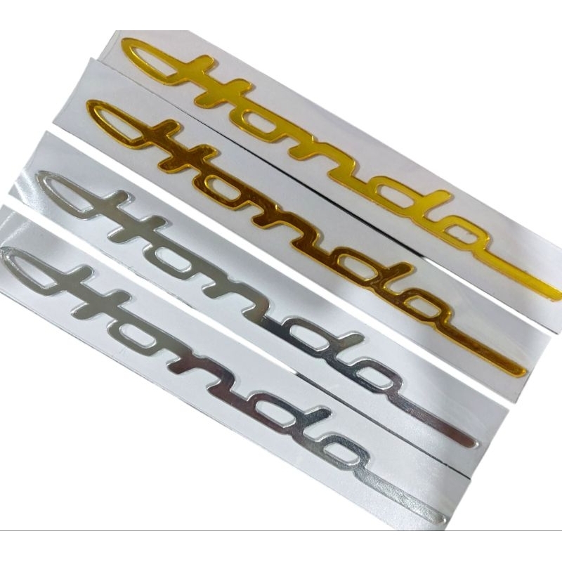 logo emblem honda latin akrilik timbul