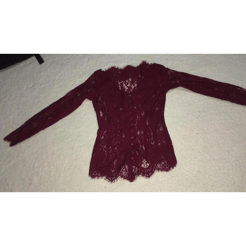 kebaya merah maroon /kebayapreloved