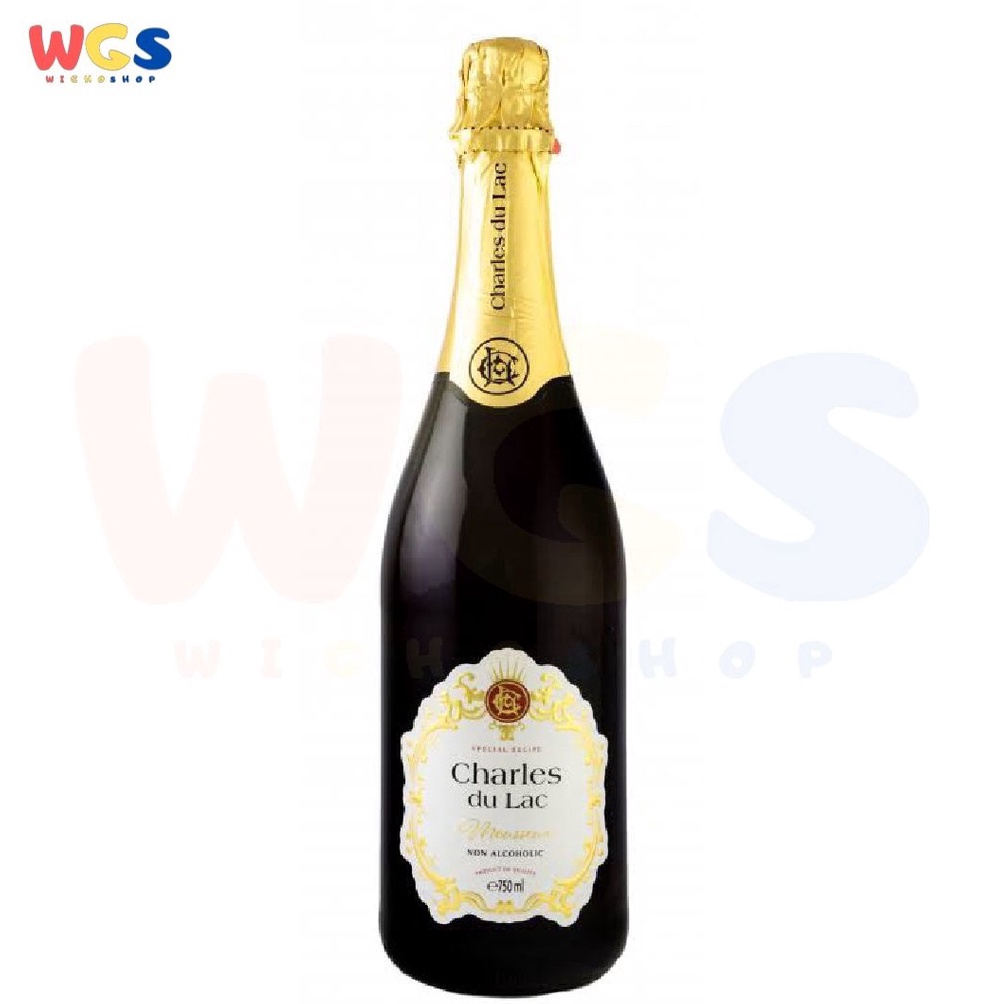 

H4rga Pr0mo Charles du Lac Sparkling Red Grape Drink Non Alcohol 750ml - Halal With Discount