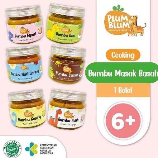 

[DVP37] Plum & Blum Bumbu Masak Bumbu basah Mpasi Bumbu Basah Alami Serbaguna No MSG 100 gr bumbu bunda bumbu mpasi non pengawet penambah berat badan bb booster 7t0bv