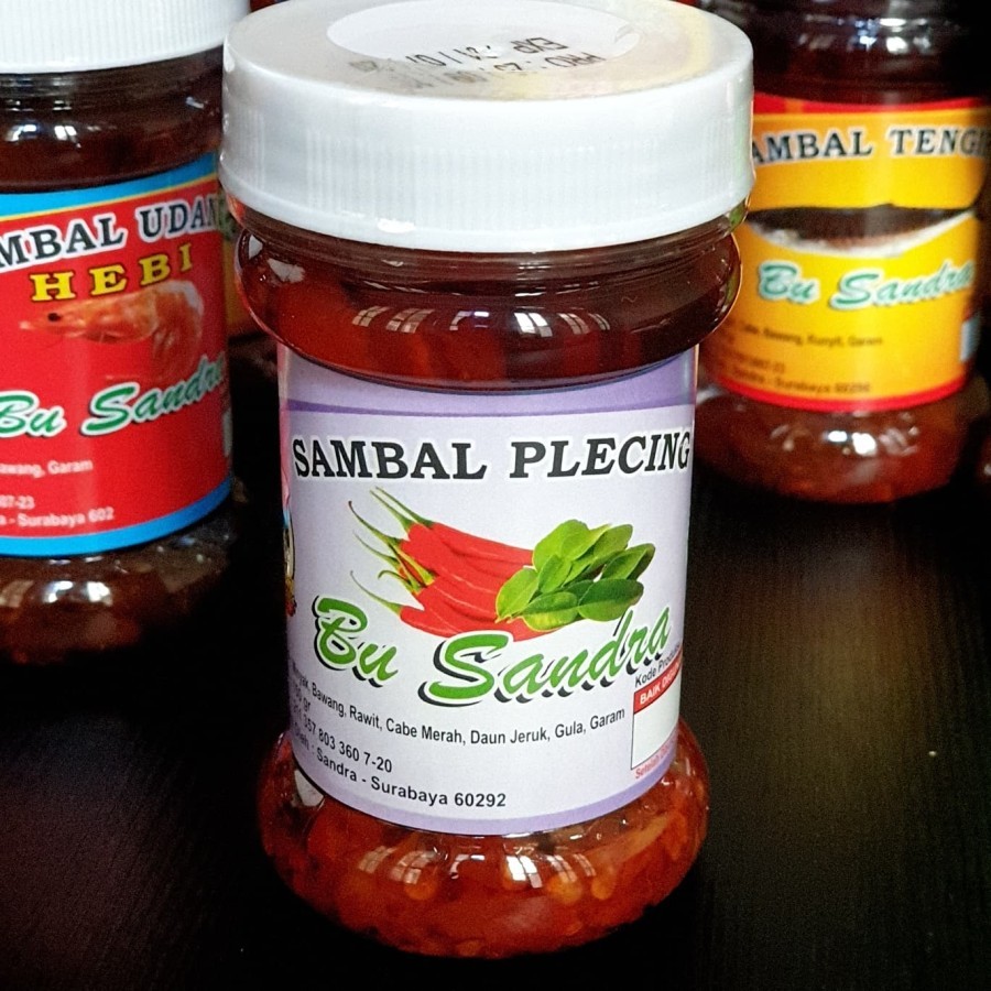 

Sambal Plecing Sambel Bu Sandra Oleh Oleh Khas Surabaya ORIGINAL VIRAALLL REK