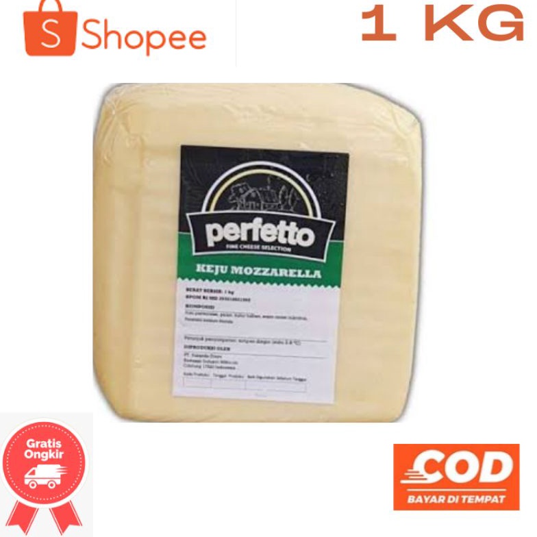 

YZTGD PROMO!! MOZZARELLA PERFETTO 1KG ORIGINAL PERFETTO MOZZARELLA KEJU LUMER MOZZARELLA TERBAIK HARGA PROMO DAN PROGRAM ORIGINAL PERFETTO GRATISS NGOKIRRR!!! b8lts