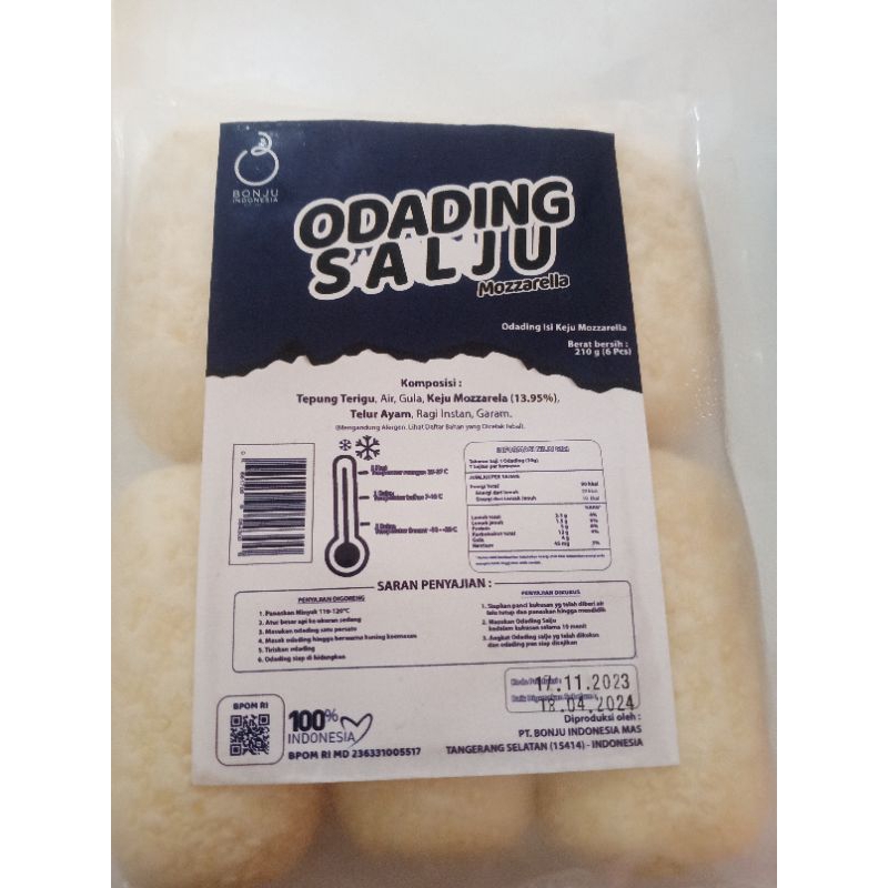 Odading Salju Mozarella