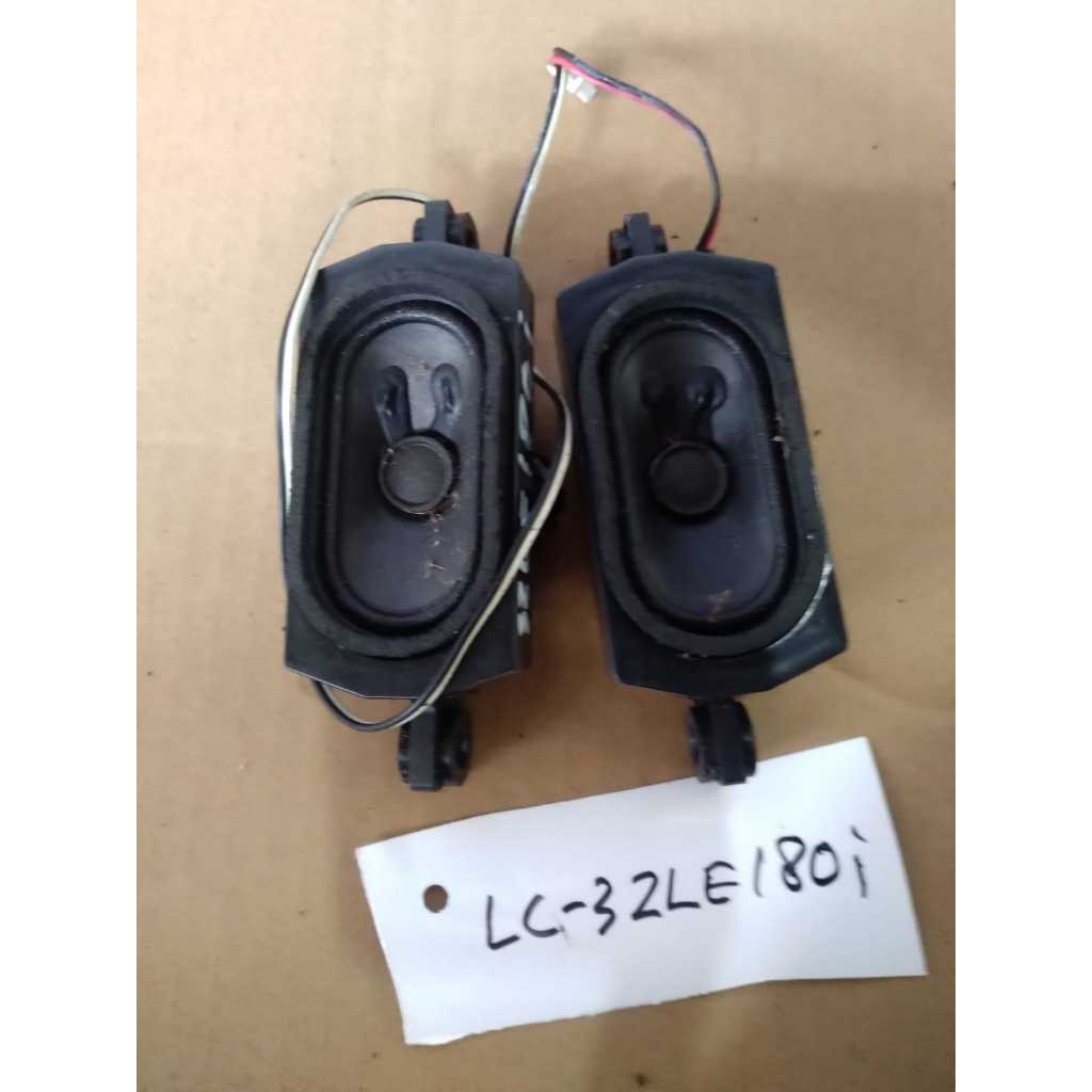 sepasang speaker tv sharp lc-32le180i 32 inch ori normal