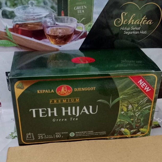 

[Produk PM79] Teh Hijau Kepala Djenggot Celup 25's 60gr Baru ♪