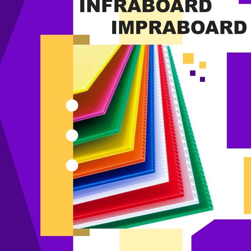 

[KODE PRODUK JHADT8494] INFRABOARD IMPRABOARD 100X75cm Tebal 3mm PP BOARD