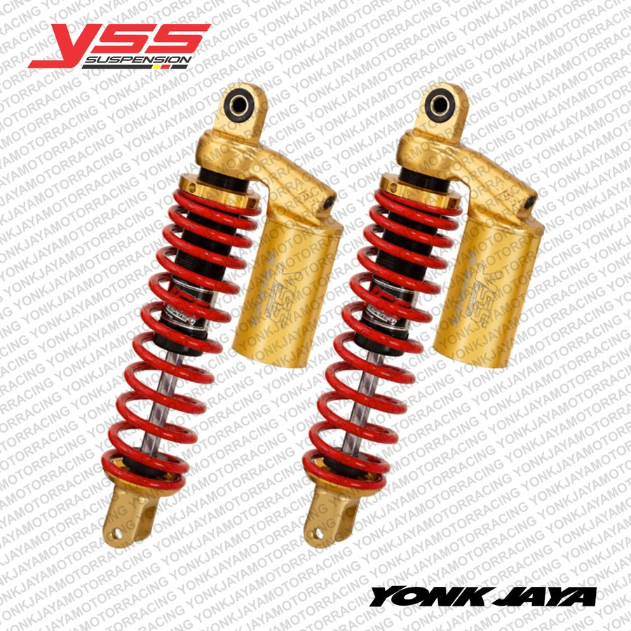 TWINSHOCK YSS All New Gold Series G-Plus Aerox Black/Yellow/Gold