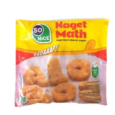 

So Nice Nuget Ayam Math (Karakter) 250 Gram