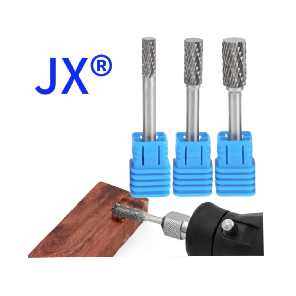 Grinder Carbide Rotary File Besar Mata Tuner Porting Bor Ukir Baja