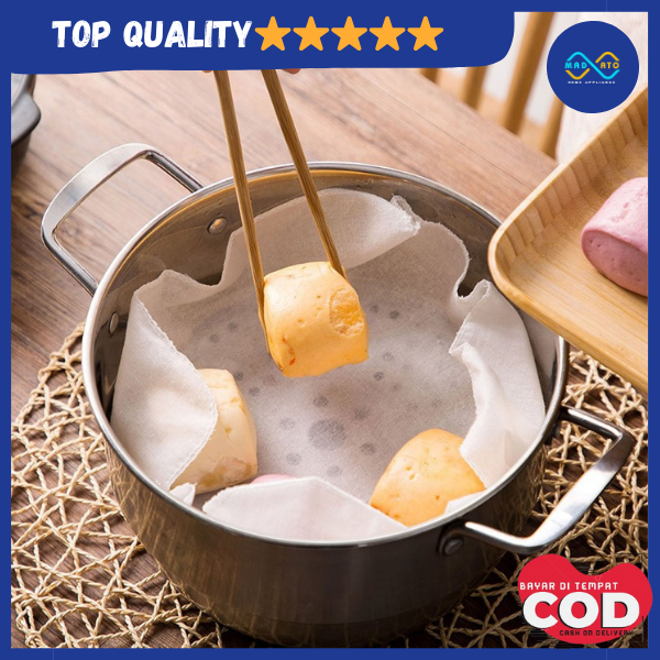 Kain Tatakan Kukusan Panggangan anti panas Anti lengket Kain Kukusan Makanan Alas kukusan Serbaguna