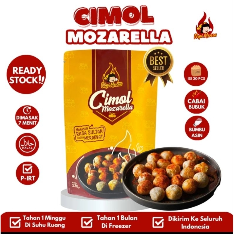 NYAI MERCON CIMOL ISI KEJU MOZARELLA LUMER PEDAS PERCON