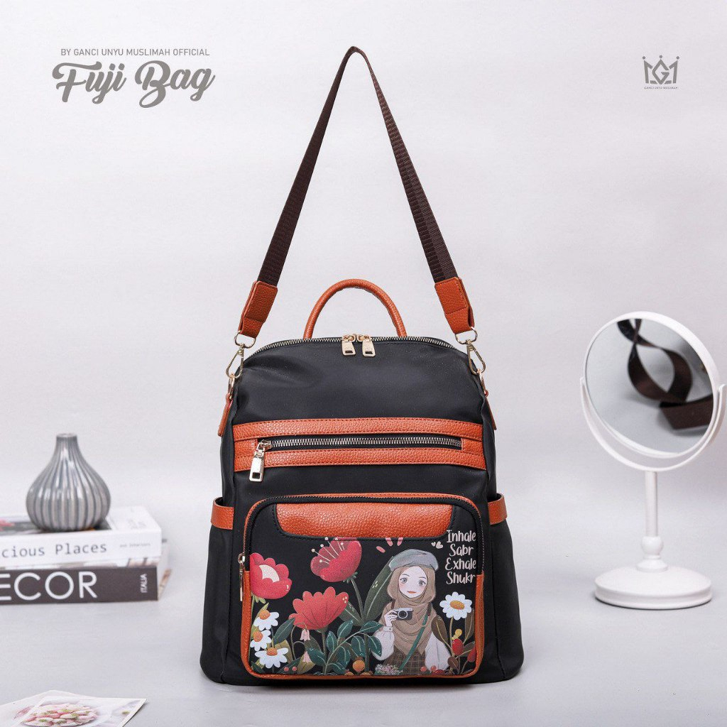 Tas Ransel Wanita New Fuji Bag By Ganci Unyu Muslimah