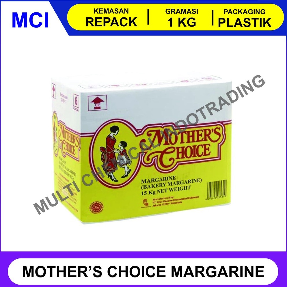 

COD➽ MOTHER'S CHOICE MARGARINE 1 KG / MOTHERS CHOICE / BAKERY MARGARIN KUE 34