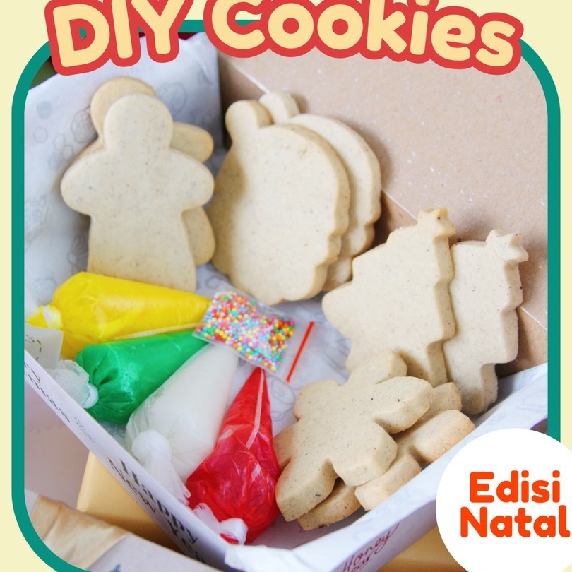 

Hemat CHRISTMAS DIY COOKIES | Hias Cookies Sendiri | Mainan Natal Xmas