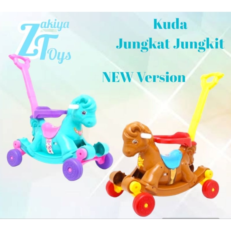 ZT SHP KH KP NEW EDITION - MAINAN ANAK KUDA JUNGKAT JUNGKIT - MOBIL DORONG COCOK UNTUK ANAK USIA 1 T