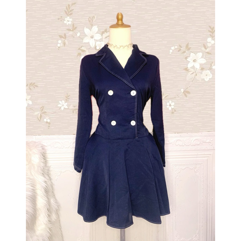 SCHOOL GRL  by Made in Heaven | Dress vintage wanita korean style gaun bangkok import premium mewah 