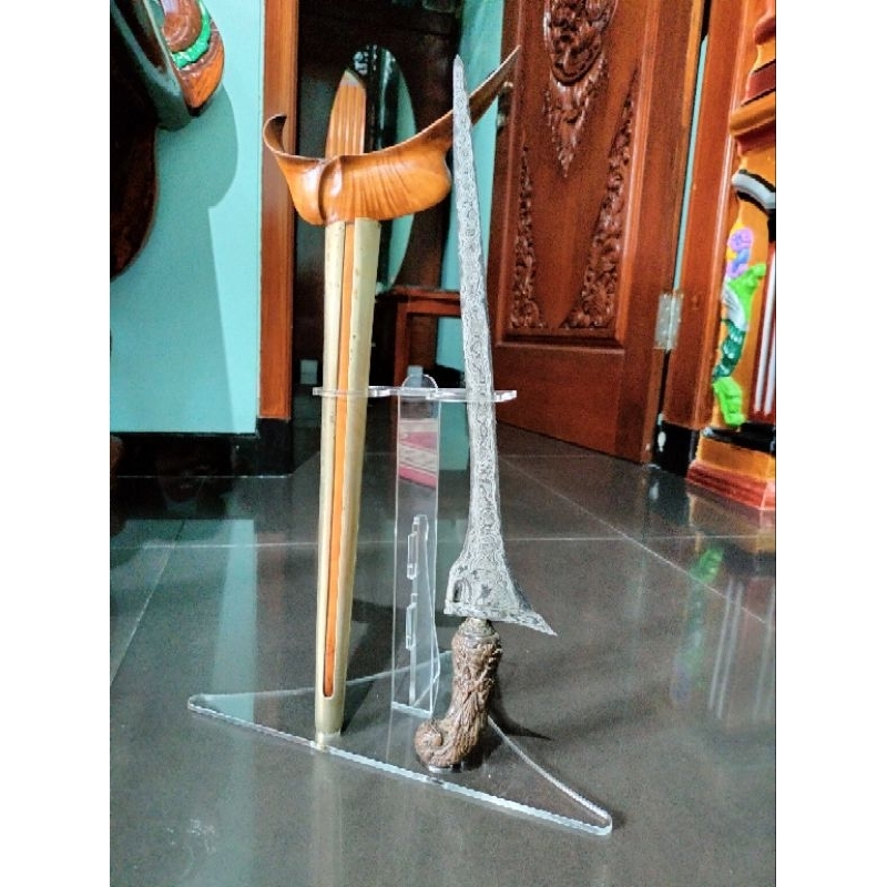 Jagrak Keris Akrilik Bongkar Pasang