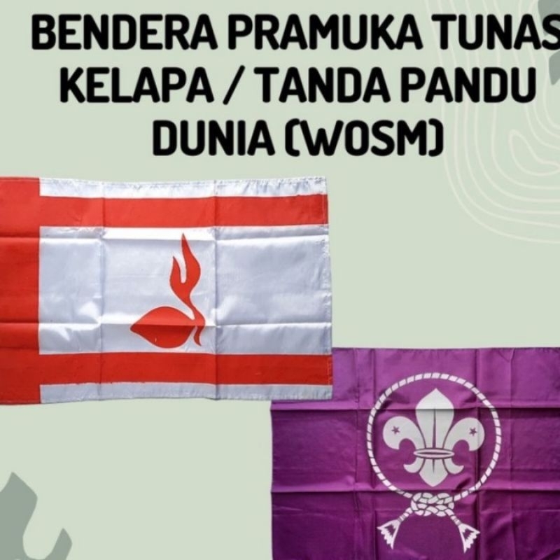

bendera boyscot bendera pramuka bendera tunas kitri bahan saten