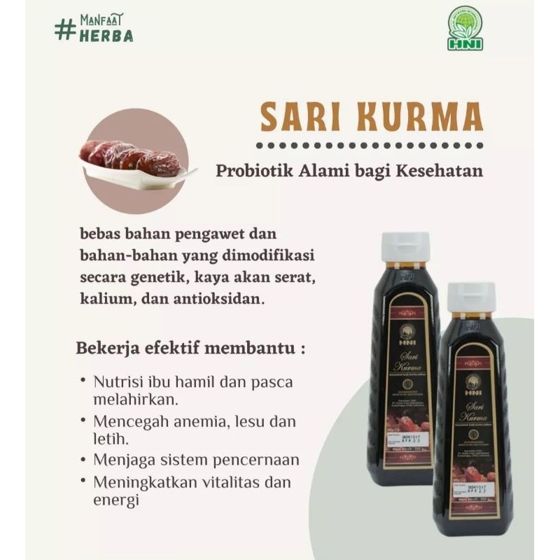 Sari Kurma Asli HNI