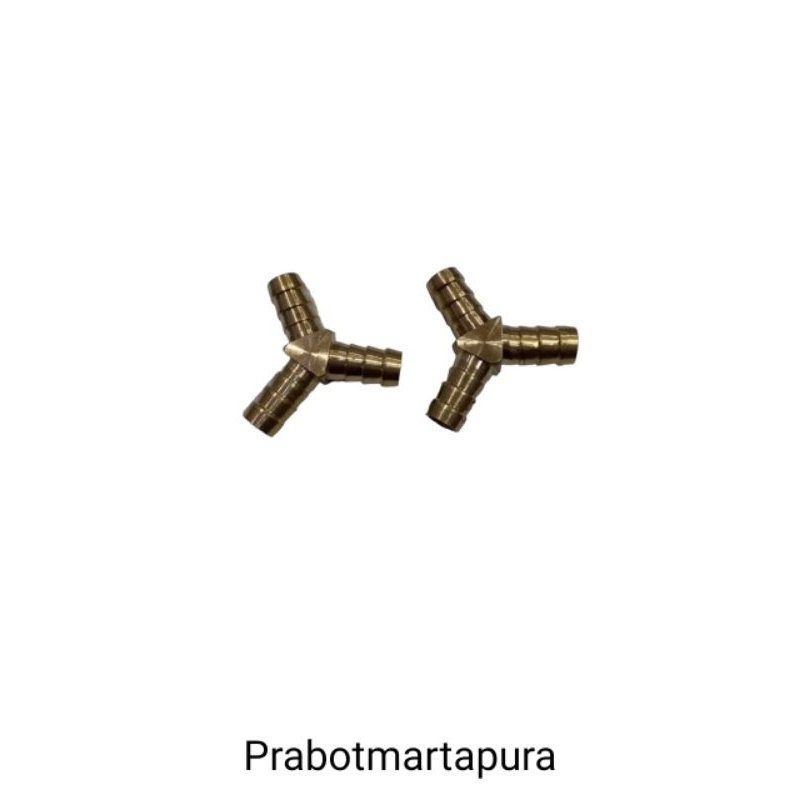 KONEKTOR SELANG KOMPOR GAS LPG 1 PCS/CABANG GAS LPG KUNINGAN / 1 GAS BISA 2 KOMPOR