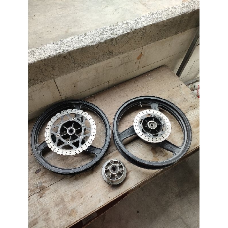 Velg Ninja RR Original copotan pelg ninja rr original bekas fullset lengkap