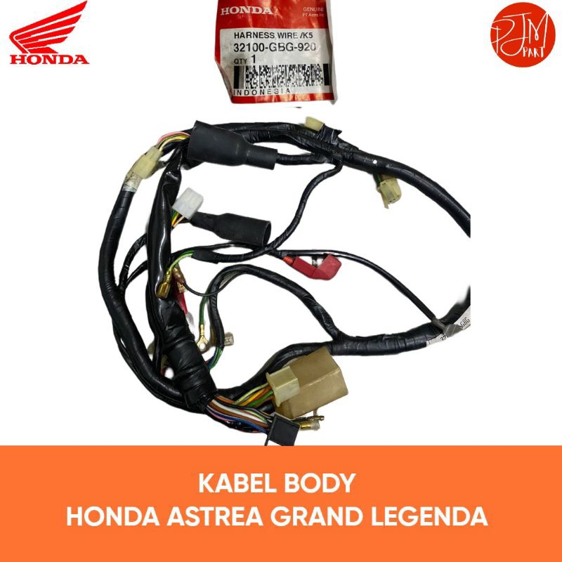 32100-GBG-920 WIRE HARNESS KABEL BODY HONDA ASTREA GRAND LEGENDA ORIGINAL