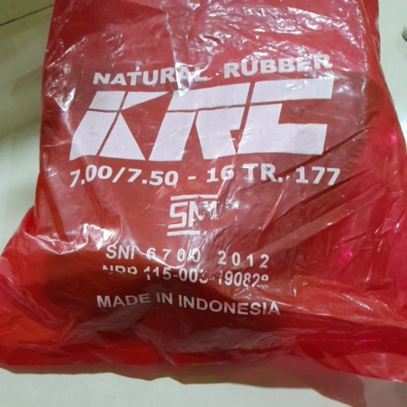 Ban Dalam NATURAL RUBBER  KRC Ring 16