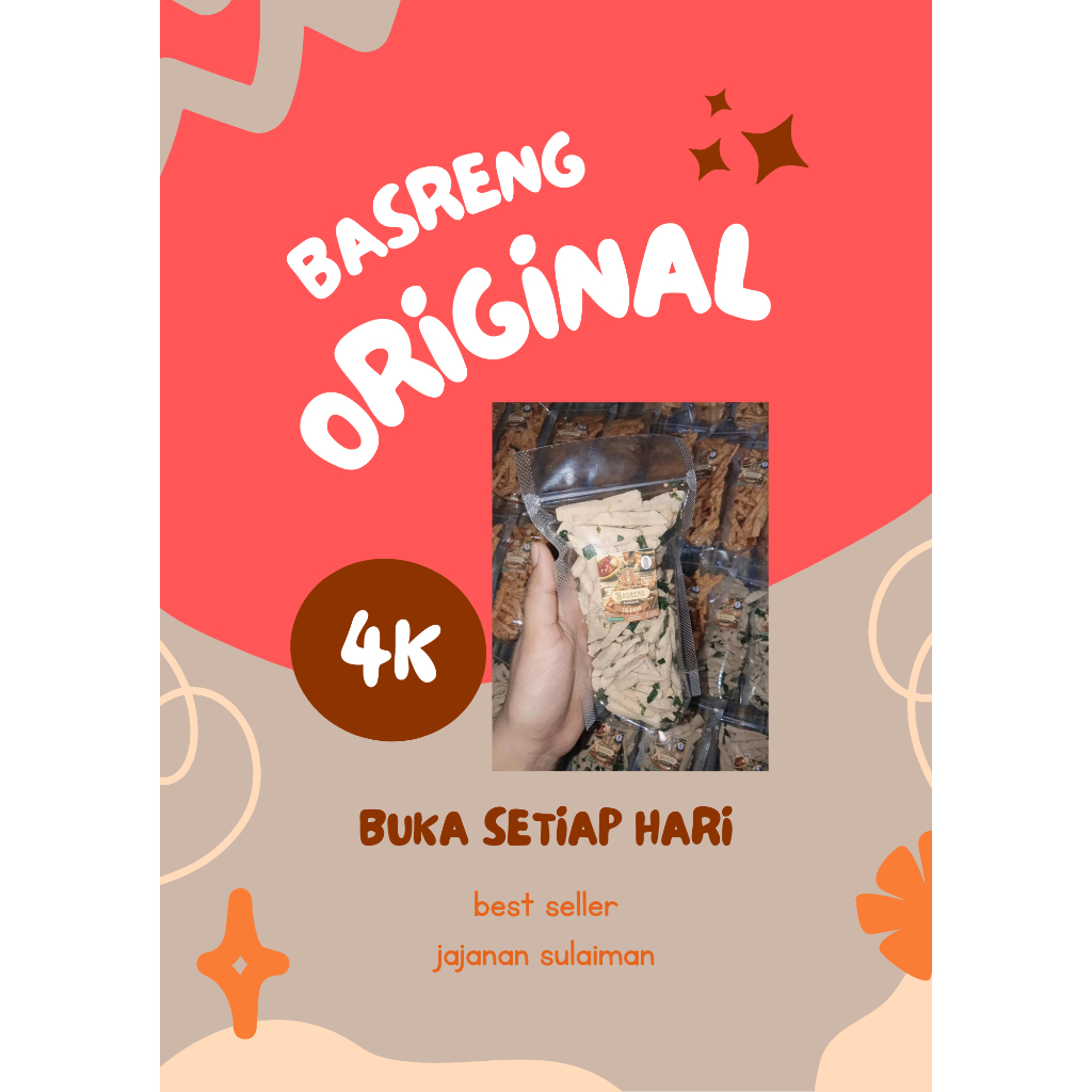 

basreng sulaiaman original daun jeruk ukuran 90gram